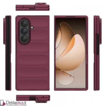 Magic Shield plastikinis dėklas- bordo spalvos (Samsung Galaxy Z Fold 7) Magic Shield plastikinis dėklas- bordo spalvos (Samsung Galaxy Z Fold 7)